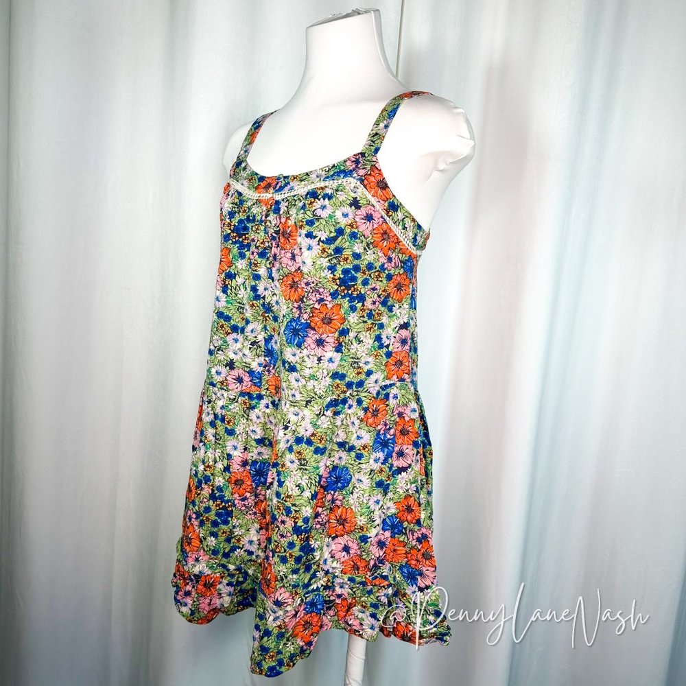 Anthropologie Abel The Label Floral Tiered Trapeze Dress - Picture 8 of 10